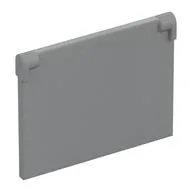 Glass for Window 1 x 4 x 3 [Opening] / Light Bluish Gray