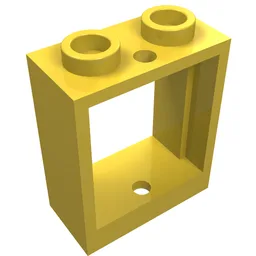 Window 1 x 2 x 2 Flat Front / Yellow