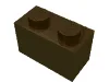 Brick 1 x 2 / Dark Brown