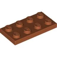 Plate 2 x 4 / Dark Orange