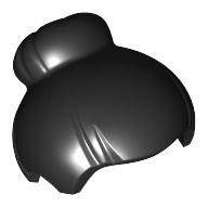 Lego Hair Top Knot Bun [Plain] / Black