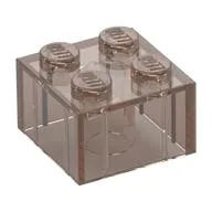Brick 2 x 2 / Trans-Brown