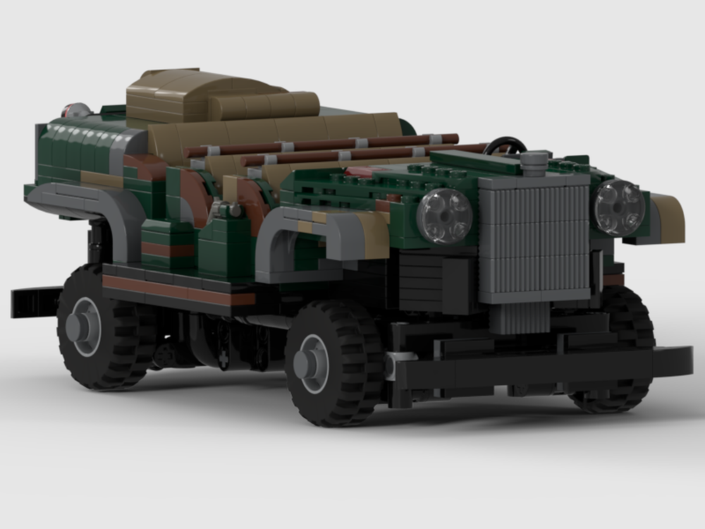 Lego Indiana Jones Adventure: Temple of the Forbidden Eye Troop Transport (Green)