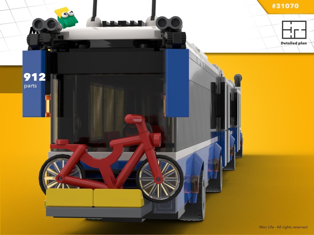 Lego Bi articulated bus