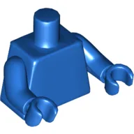 Torso, Blue Arms and Hands [Plain] / Blue