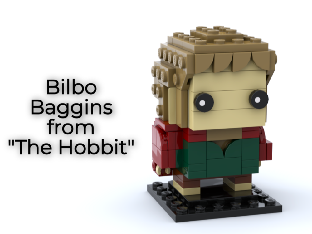 Lego Bilbo Baggins Brickheadz from The Hobbit