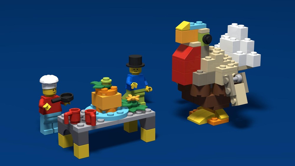 Lego BYGGLEK Thanksgiving Turkey