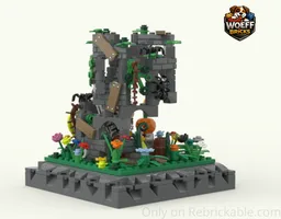 Creepy and spooky tower