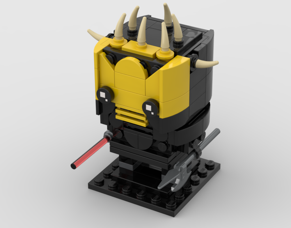 Lego Brick heads Savage Opress