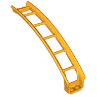 Vehicle Track, Roller Coaster Ramp Large Upper Part, 6 Bricks Elevation / Bright Light Orange
