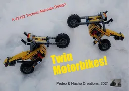 Twin Motorbikes! (42122 Jeep Wrangler)