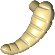Lego Creature Body Part, Horn, Wampa / Tauntaun Left / Tan