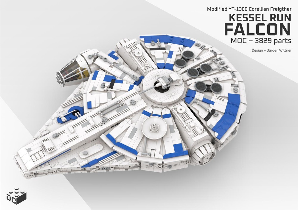 Lego Kessel Run Falcon MOC