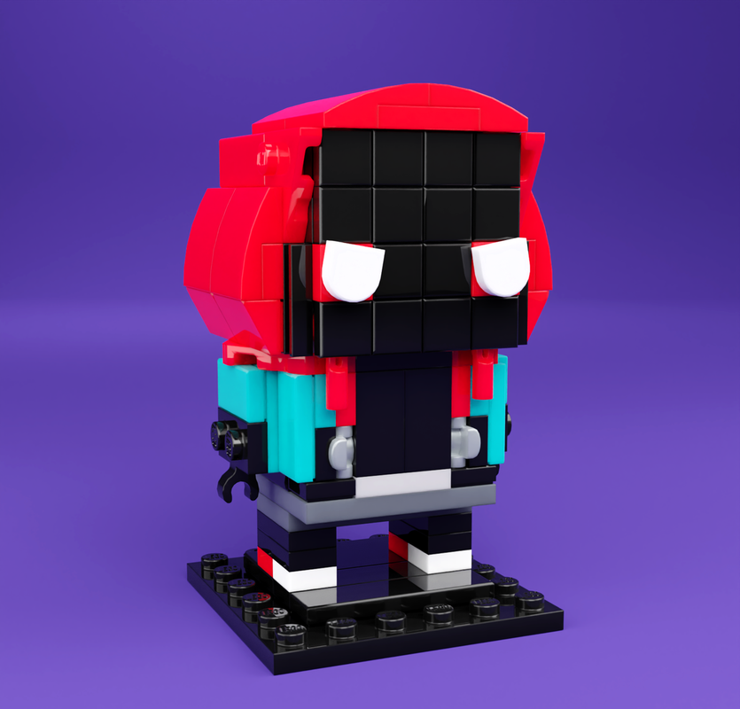 Lego Miles Morales Custom Brickheadz