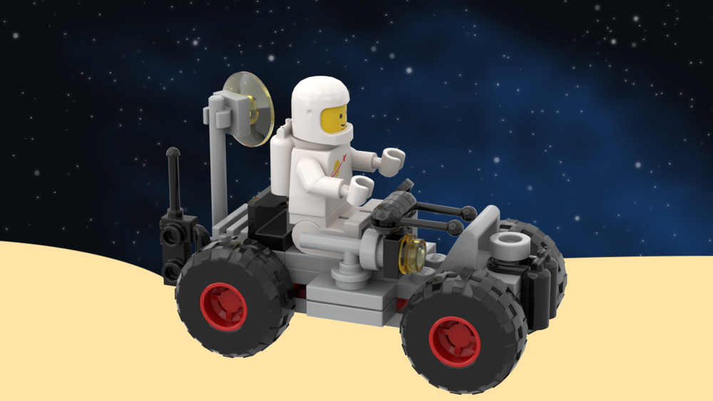 Lego Classic Space Reimagined: Moon Walker Buggy 6516
