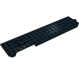 Vehicle Base, Monorail 4 x 20 / Black