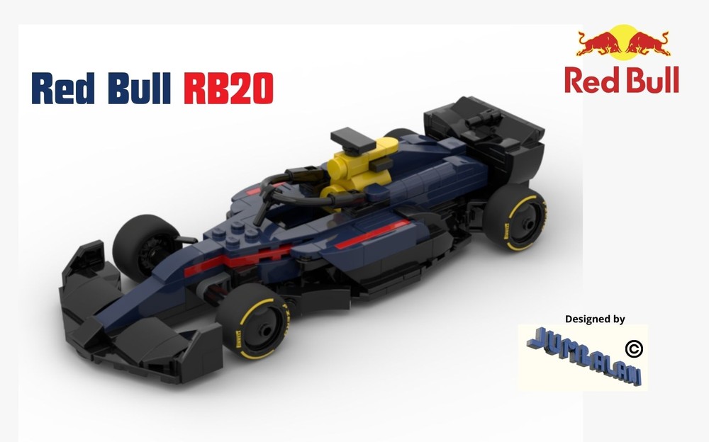 LEGO Red Bull RB20 with bazooka