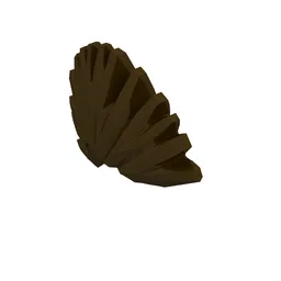 Hair Mohawk / Dark Brown