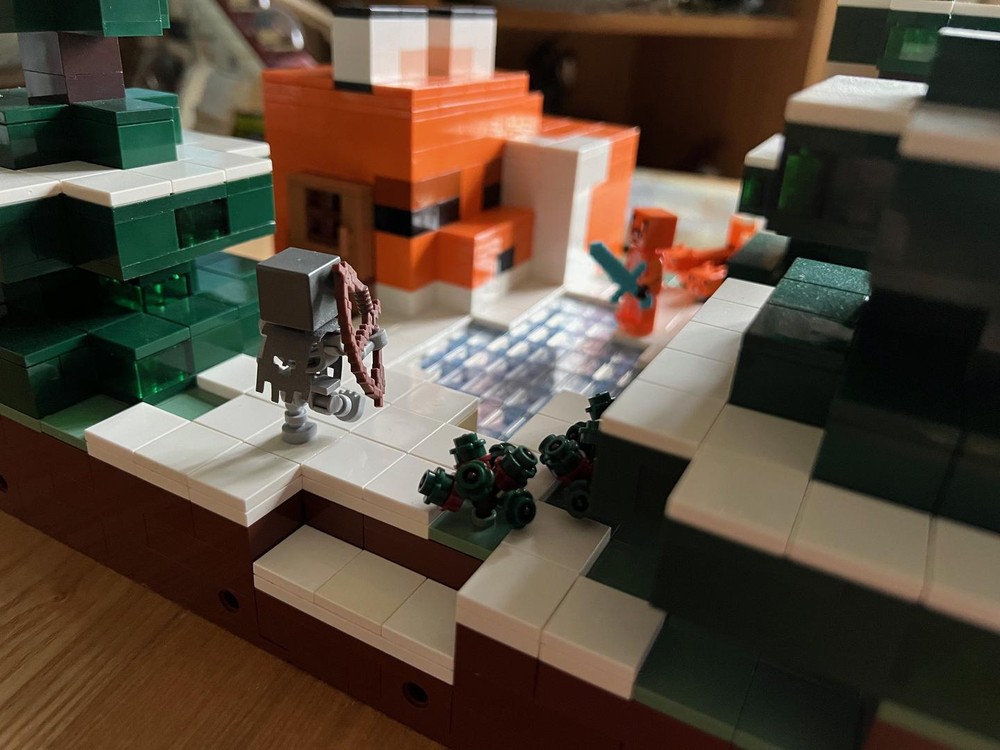 Lego Fox Lodge and Snowy Taiga