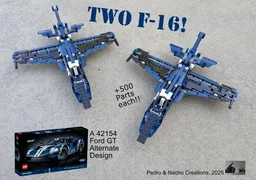 Two F-16 Fighting Falcon! (42154 Ford GT)