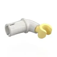 Arm, with Pin, Bright Light Yellow Hand / White