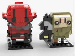 Captain Ithano and Quiggold Brickheadz
