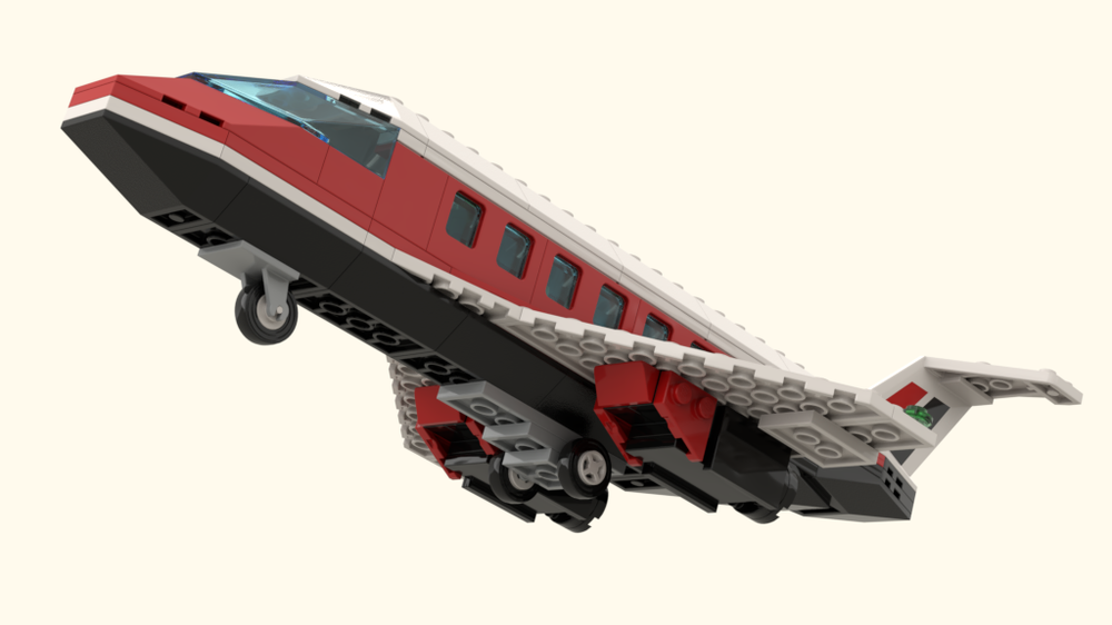 Lego 80's Style Supersonic Business Jet (Bizjet)