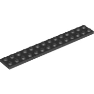 Plate 2 x 14 / Black