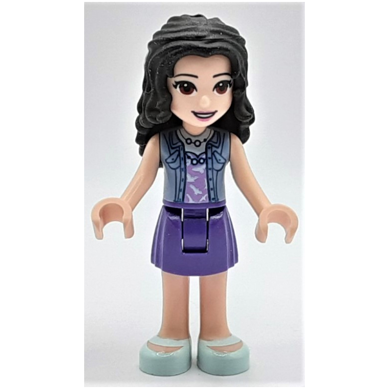 Lego Emma - Sand Blue Jacket, Dark Purple Skirt