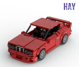 BMW E30 M3 Evolution (Red)