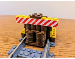 Wood Buffer Stop for Train