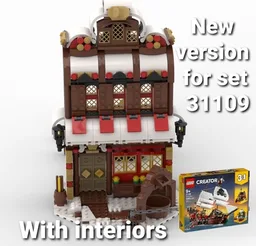 CHRISTMAS VERSION SET 31109 LTERNATIVE BUILD PIRATE SHIP 3 IN 1 CREATOR