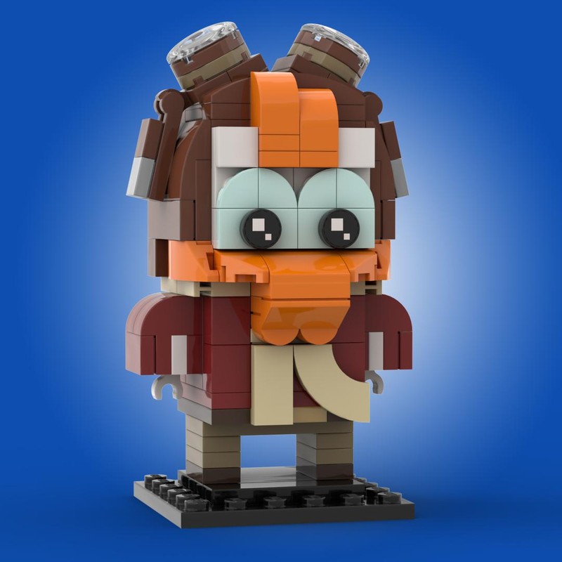 Lego Launchpad McQuack MOC Brickheadz