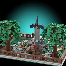Stone sword park