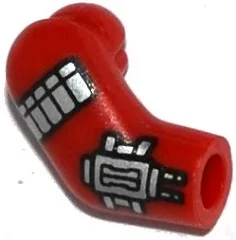 Arm, Right with Silver Armor and Wrist Gun Pattern