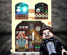 Minifigure Display Case - Divination & Charms Classrooms