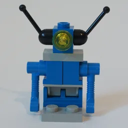 Classic Space Droid - Blue and Grey