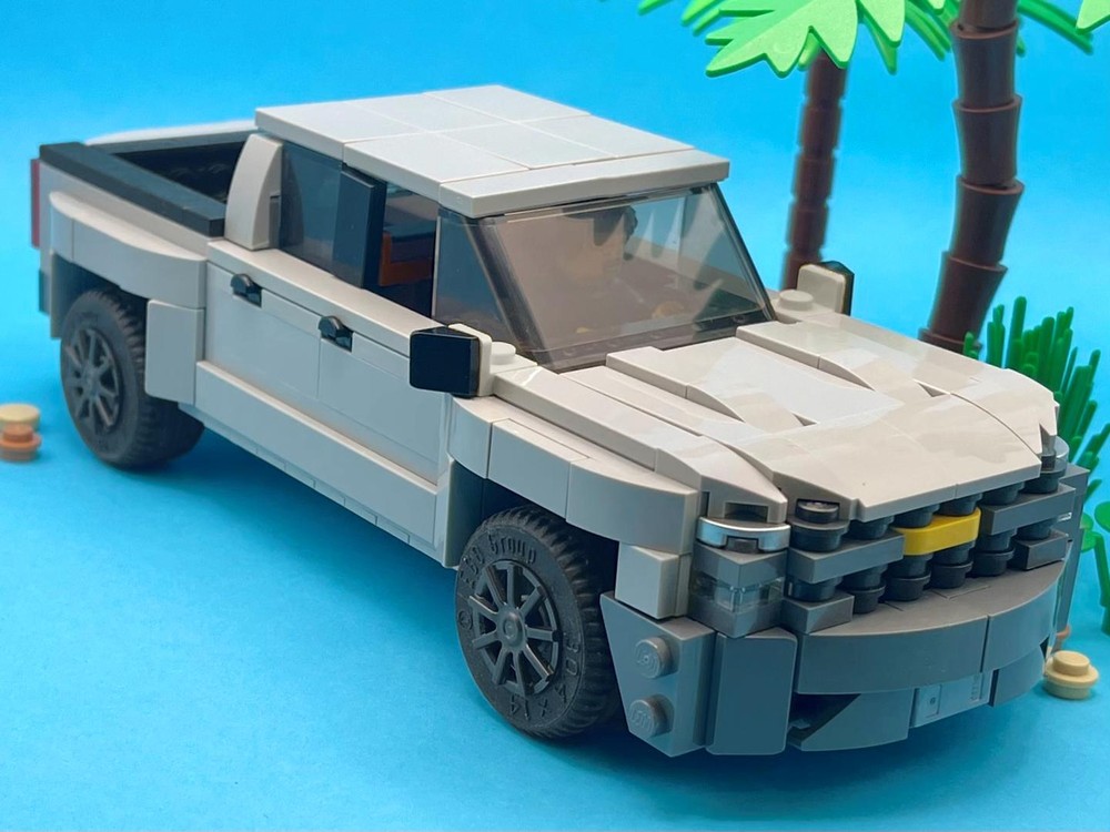 Lego Bowtie Silverado - Light Bluish Gray
