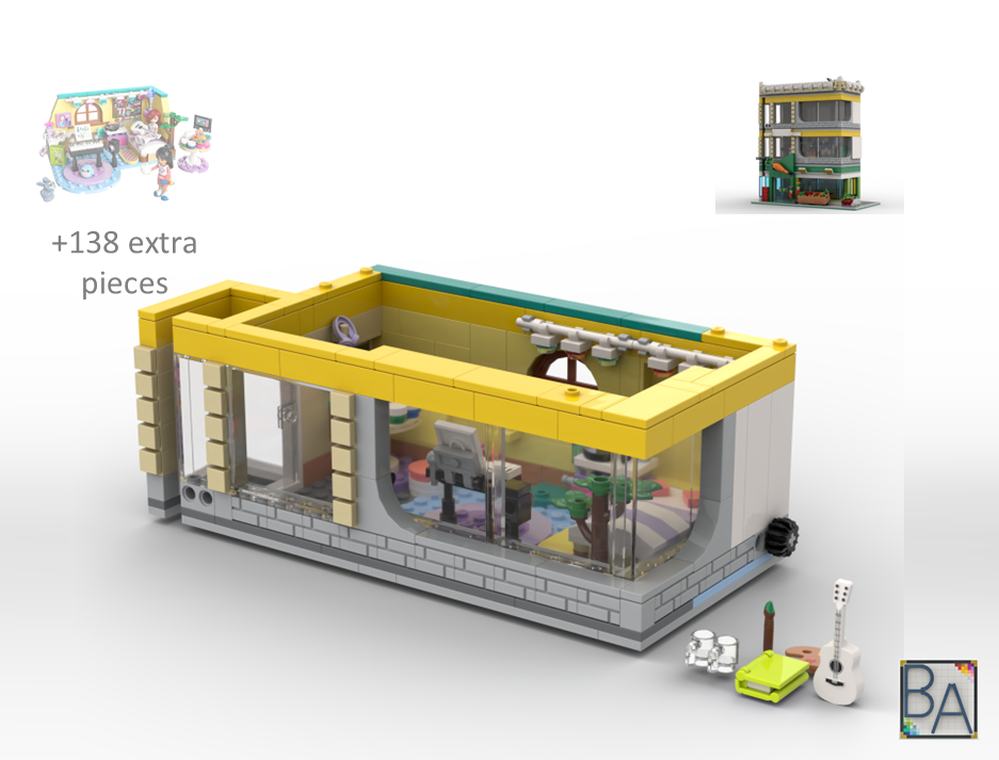 Lego Heartlake Apartments - Paisley's Floor - Compatible with MOC-120442