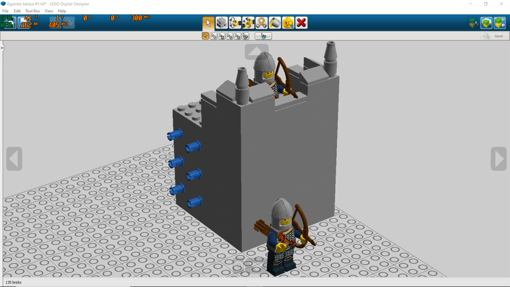 Lego Straight Tower