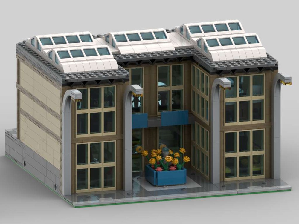 Lego Modular Train Station