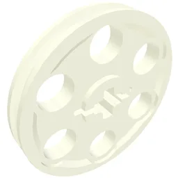 Technic Wedge Belt Wheel [aka Pulley] / White