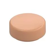 Tile Round 1 x 1 / Nougat