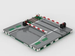 Rail road crosssing with 60304