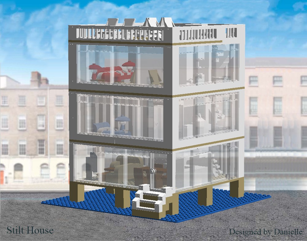 Lego Stilt House - Square Variation
