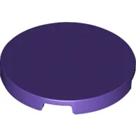 Tile Round 3 x 3 / Dark Purple