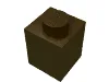 Brick 1 x 1 / Dark Brown