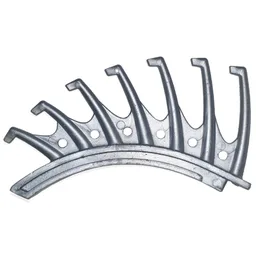 Large Figure Weapon, Back Blades, 7 Pointed Blades (Rahkshi Guurahk) / Pearl Light Gray