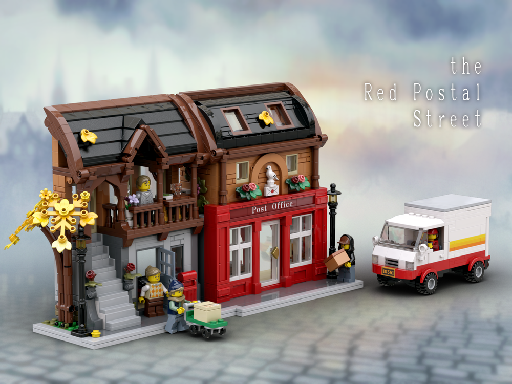 Lego The Red Postal Street