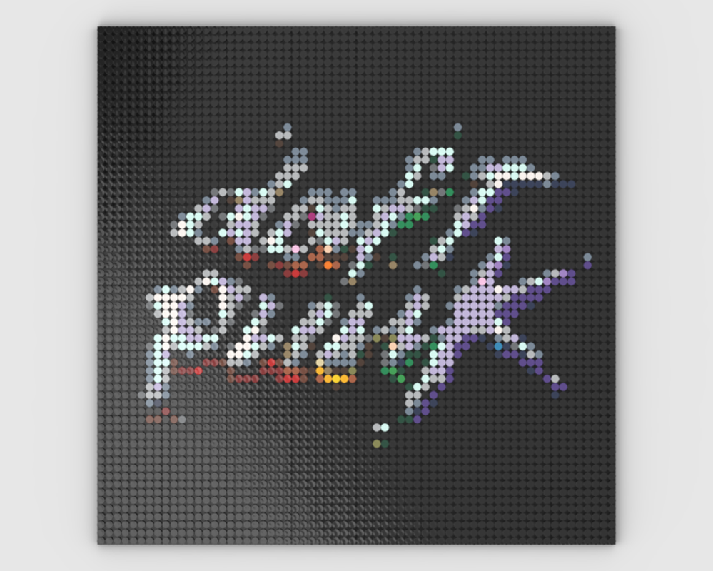 Lego Daft Punk Discovery Album Art